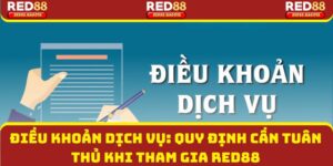 Điều Khoản Dịch Vụ: Quy Định Cần Tuân Thủ Khi Tham Gia Red88