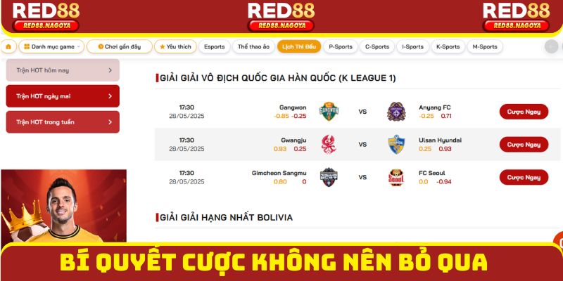 Bí quyết cược thể thao không nên bỏ qua